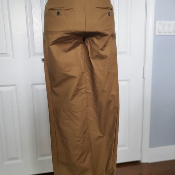 NWOT - Mango Dress Pants Sz 4 Dark Camel Color - Picture 4 of 16